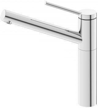 Inter Ceramic Icf Drop-In Кухненски Мивка Inox със Смесител М61.5xШ47.5см Сребрист