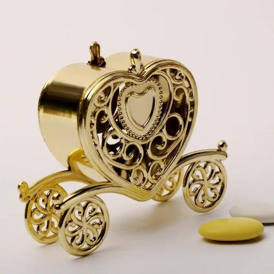 Nuova Vita Box for Wedding Favors Gold 1pcs