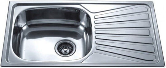 Inter Ceramic ICSETICF7153066ICK7843R Drop-In Inox със смесител Μ78xΠ43.5см сребърен Inter Ceramic ICSETICF7153066ICK7843R Drop-In Inox със смесител Μ78xΠ43.5см сребърен