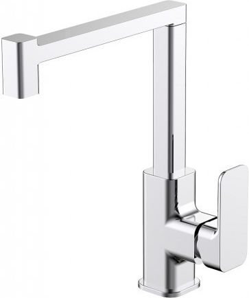 Inter Ceramic Нео Drop-In Кухненски Мивка Inox със Смесител М62xШ48см Сребрист