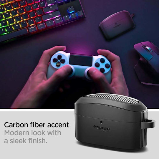 Spigen Ultra Rugged Armor Θήκη Σιλικόνης σε Μαύρο χρώμα για Sony WF-1000XM5