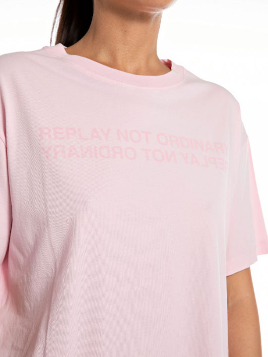 Replay Feminin Tricou Roz