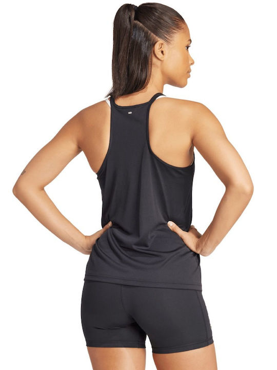 Adidas Women's Athletic Blouse Sleeveless Fast Drying Black