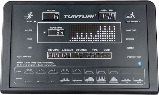 Tunturi Platinum Tr30 Core 3hp Elektrisches Laufband Für Benutzer Bis 150kg