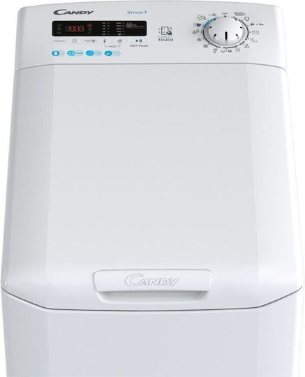 Candy Toplader-Waschmaschine 8kg 1200 Umdrehungen Intelligente Berührung CSTG282D2/1-S