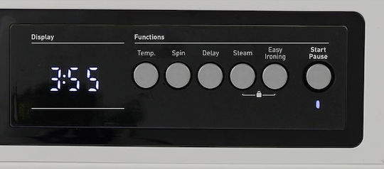 Sharp Built-in Washing Machine 8kg 1400 Rounds ES-NIB814BWNA-EE