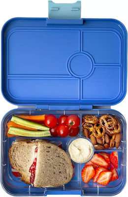 Yumbox Plastic Kids' Food Container 0.36lt Blue 24 x 17.5 x 4.5pcs