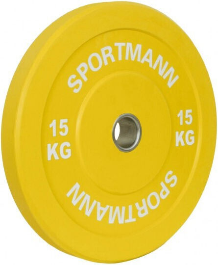 Sportmann Set of Plates Rubber 1 x 15kg Ø51mm