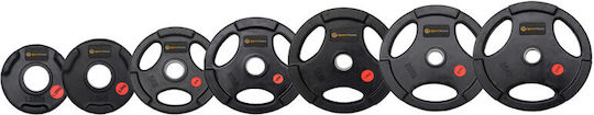 Sportmann Δίσκος Λαστιχένιος 1 x 20kg Φ51mm με Λαβές