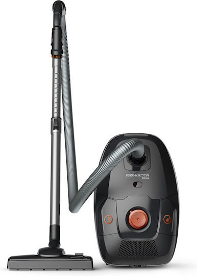 Rowenta Green Force Max Silence Eco Ηλεκτρική Σκούπα 900W με Σακούλα 4.5lt Μαύρη