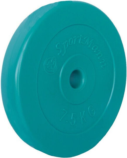 Sportmann Set of Plates Rubber 1 x 7.5kg Ø31mm