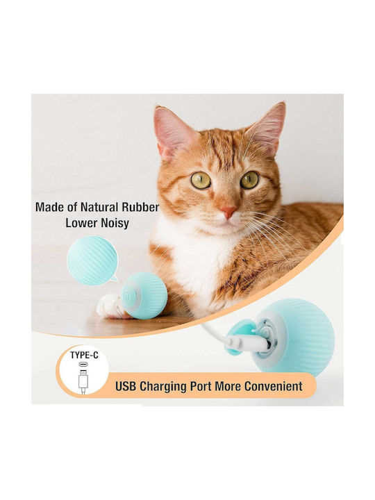 Namsan Automatic Cat Toy Ball Blue