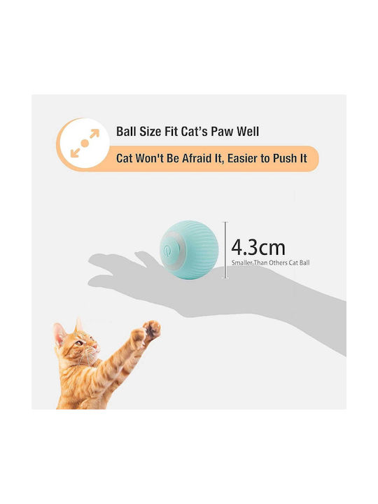 Namsan Automatic Cat Toy Ball Blue