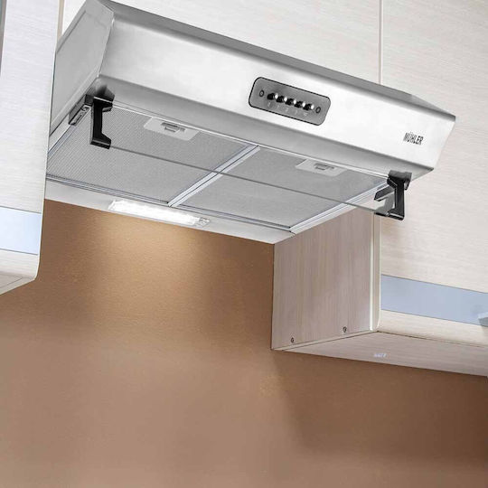 Muhler Ελεύθερος Απορροφητήρας 60cm Inox