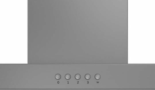Beko Απορροφητήρας Καμινάδα 59.8cm Inox