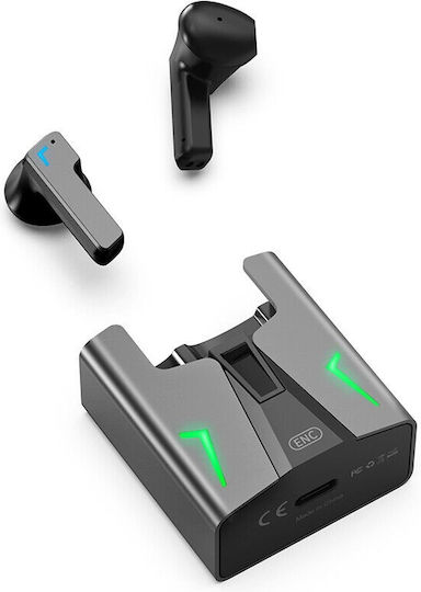 Fineblue KINGKONG Earbud Bluetooth Handsfree Ακουστικά με Θήκη Φόρτισης Γκρι