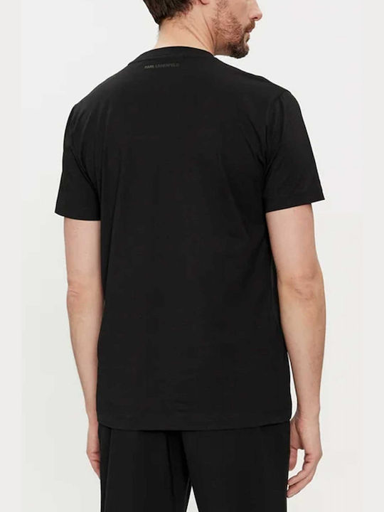 Karl Lagerfeld Men's Short Sleeve T-shirt BLACK