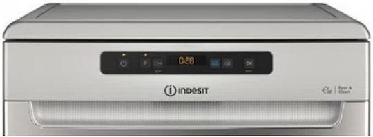 Indesit Freestanding Dishwasher for 14 Place Settings W60xH85cm Inox