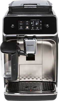 Philips LatteGo EP2336/40 Αυτόματη Μηχανή Espresso 1500W Πίεσης 15bar με Μύλο Άλεσης Μαύρη