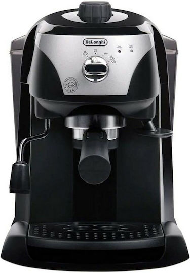 De'Longhi Μηχανή Espresso 1100W Πίεσης 15bar Μαύρη 20385