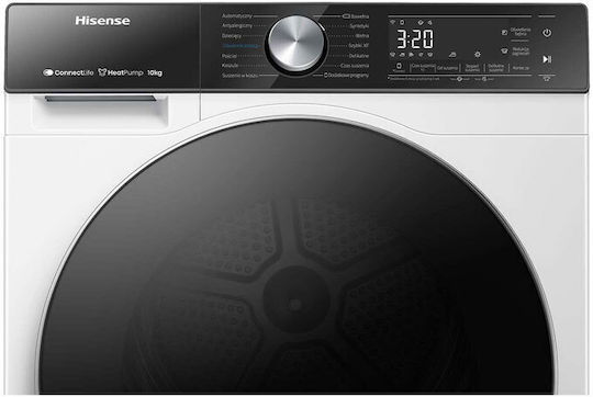 Hisense DH5S902BW Στεγνωτήριο 9kg με Αντλία Θερμότητας