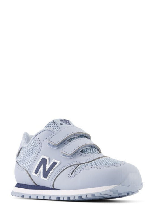 Kinder Sneakers mit Klettverschluss Hellblau
