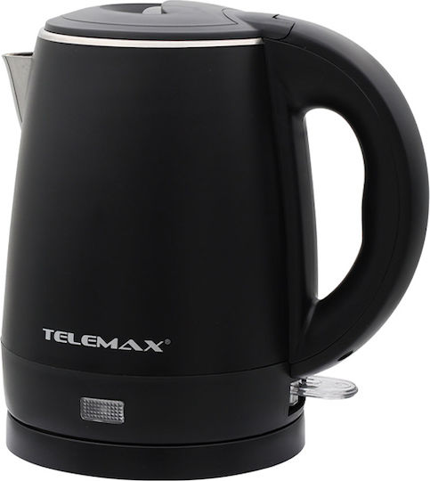 Telemax ZOS-136 Reisekessel 1Es 1300W Schwarz