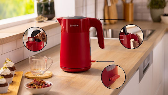 Bosch Mymoment Електрическа Кана 1.7l 2400W Червена