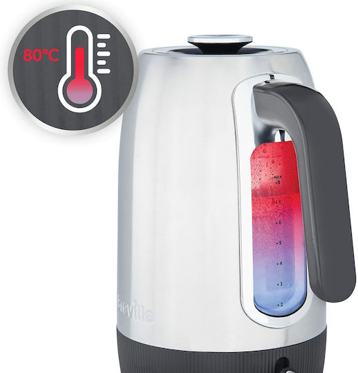 Breville Βραστήρας 1.7lt 2400W Γκρι