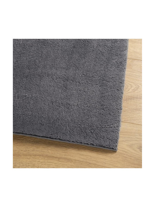 vidaXL Huarte Anti-slip Rug Rectangular Charcoal