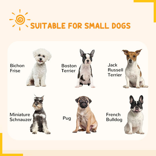 Pawhut Dog Park with 6 Panels 164x83x60cm Black