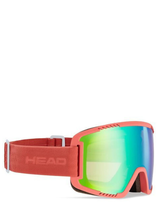 Head Masca de schi și snowboard Pentru adulți Verde cu Lentilă în culoarea Verde