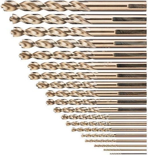 DEWALT Set 19 Burghie Cobalțiu pentru Metal