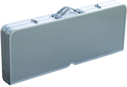 Outsunny Маса С Пейка От Алуминий Сгъваема В Чанта 135x85x67см Сребрист