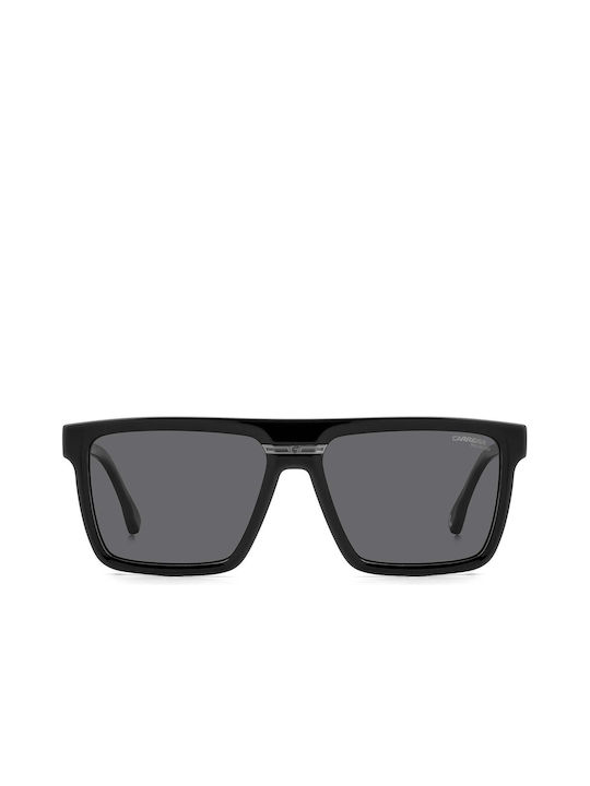 Carrera Men's Sunglasses with Black Plastic Frame and Gray Polarized Lens 03/S 807/M9
