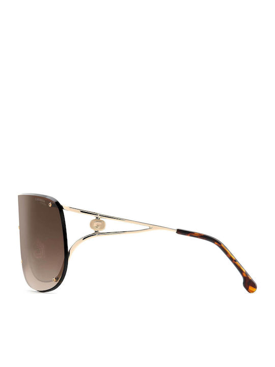 Carrera Women’s Sunglasses with Gold Metallic Frame and Grey Gradient Lens 3006/S 06J/HA