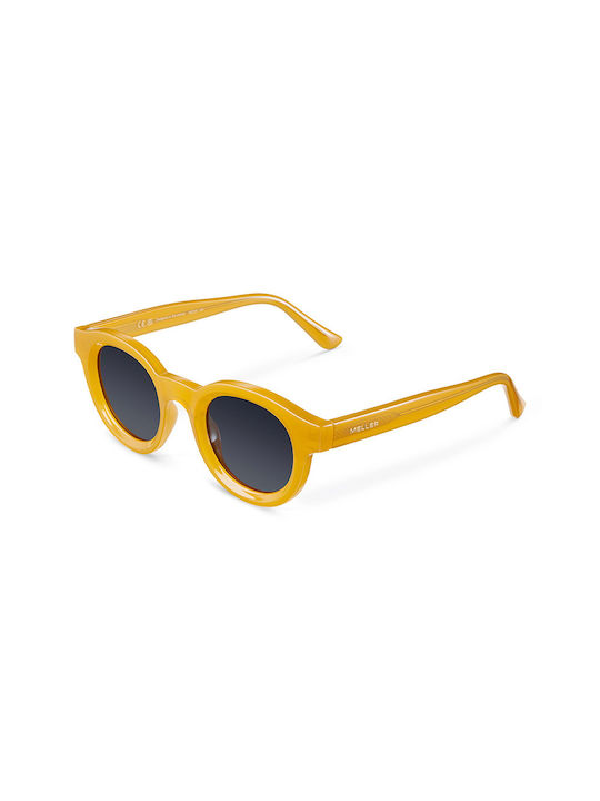 Meller Sunglasses with Yellow Plastic Frame and Black Polarized Lens SIA-AMBCAR