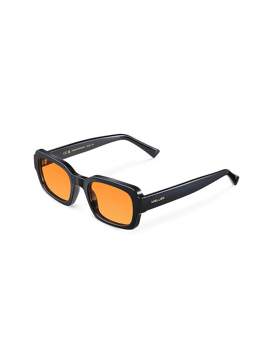 Meller Sunglasses with Black Plastic Frame and Orange Lens LW-TUTORANGE