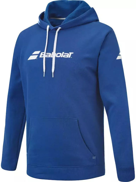 Babolat Herren Sweatshirt mit Kapuze Blau