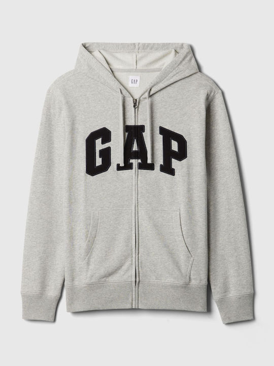 GAP Men's Sweatshirt Jacket with Hood Gray