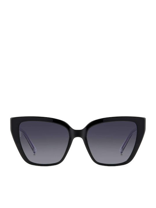 Missoni Women's Sunglasses with Black Plastic Frame and Black Gradient Lens MMI 0177/S 807/9O