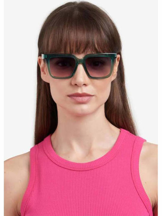 Missoni Women's Sunglasses with Green Plastic Frame and Multicolour Gradient Lens MMI 0171/S 1ED/JP