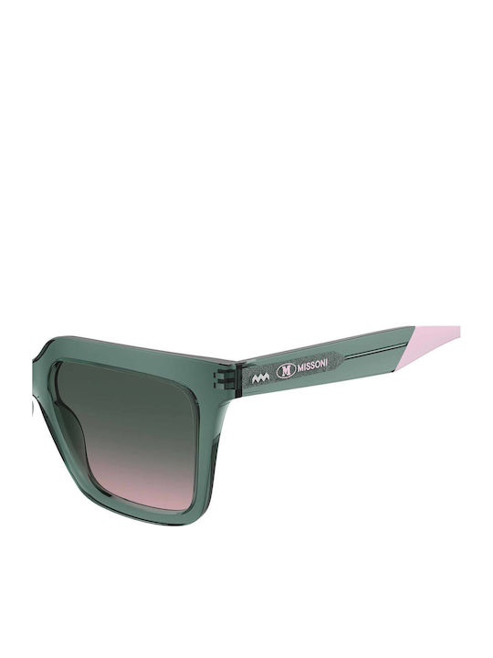 Missoni Women's Sunglasses with Green Plastic Frame and Multicolour Gradient Lens MMI 0171/S 1ED/JP