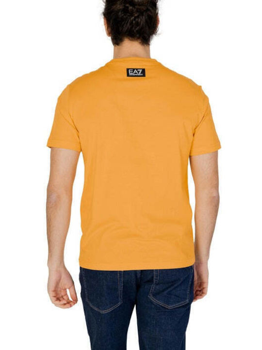 Emporio Armani Men's Short Sleeve T-shirt Yellow