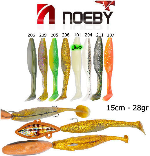 Noeby Τεχνητό Δόλωμα 15εκ./28gr Σετ 2τμχ