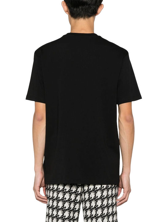 Just Cavalli Men's Short Sleeve Blouse Black