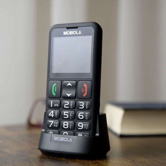 Mobiola Mobiola MB700 Dual-SIM (32MB/32MB) Handy mit Großen Tasten Schwarz