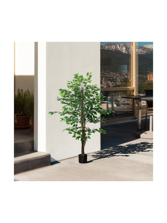 Plantă Artificială în Ghiveci Green 150cm HomCom