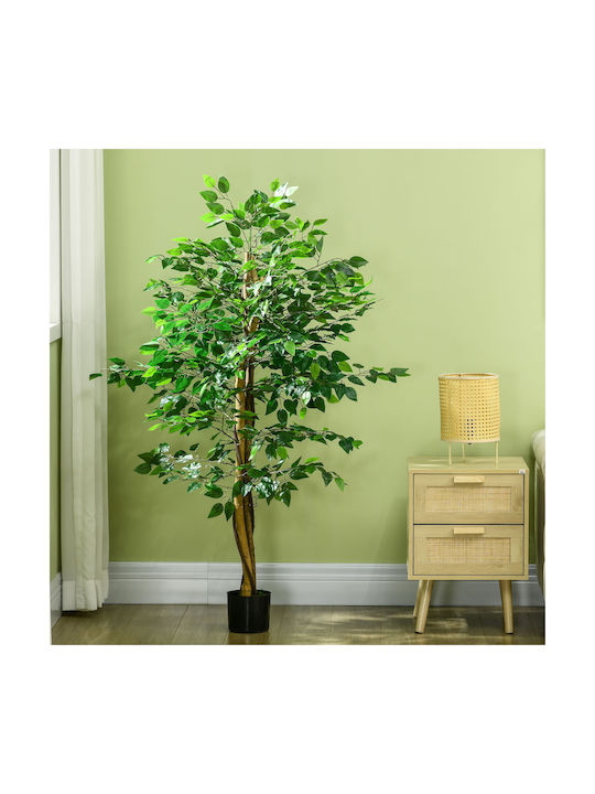 Plantă Artificială în Ghiveci Green 150cm HomCom