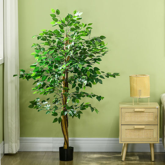 Plantă Artificială în Ghiveci Green 150cm HomCom